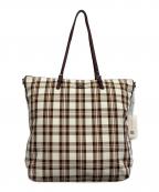TORY BURCHトリーバーチ）の古着「チェックトートバッグ」
