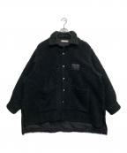 jiedaジエダ）の古着「BOA OVER SHIRT JACKET」｜ブラック
