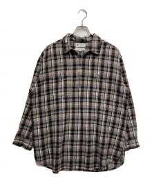 Columbia（コロンビア）の古着「ハーフジップシャツ」｜グレー
