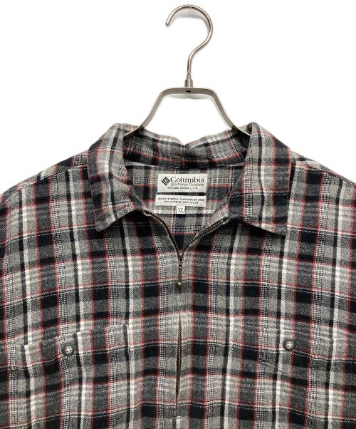 Columbia（コロンビア）Columbia (コロンビア) ハーフジップシャツ グレー サイズ:XLの古着・服飾アイテム