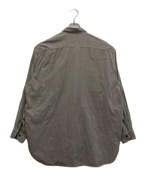 COMOLI（コモリ）COMOLI (コモリ) ヨリ杢 ワークシャツ グレー サイズ:2の古着・服飾アイテム