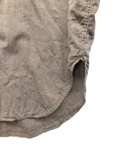 COMOLI（コモリ）COMOLI (コモリ) ヨリ杢 ワークシャツ グレー サイズ:2の古着・服飾アイテム