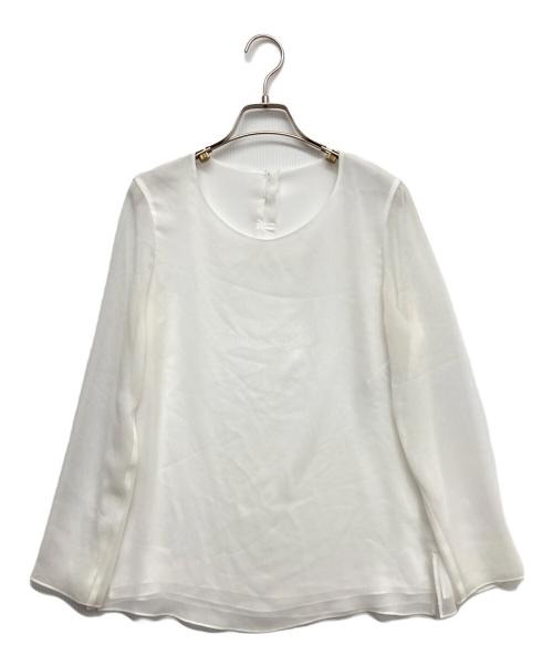 LANVIN COLLECTION（ランバンコレクション）LANVIN COLLECTION (ランバンコレクション) 長袖ブラウス ホワイト サイズ:38の古着・服飾アイテム