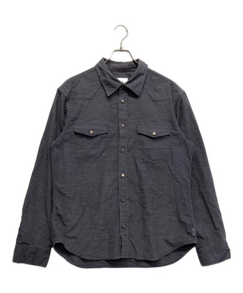 ARMANI EXCHANGE（アルマーニ エクスチェンジ）ARMANI EXCHANGE (アルマーニ エクスチェンジ) コットンシャツ グレー サイズ:Lの古着・服飾アイテム