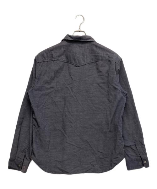 ARMANI EXCHANGE（アルマーニ エクスチェンジ）ARMANI EXCHANGE (アルマーニ エクスチェンジ) コットンシャツ グレー サイズ:Lの古着・服飾アイテム