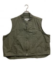 Engineered Garments WORKADAY（エンジニアドガーメンツ ワーカーデイ）の古着「Utility Vest - Heavy Ripstop」｜カーキ