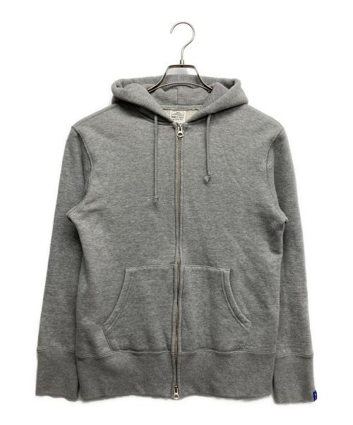 LOOPWHEELER（ループウィラー）LOOPWHEELER (ループウィラー) ジップパーカー グレー サイズ:Mの古着・服飾アイテム