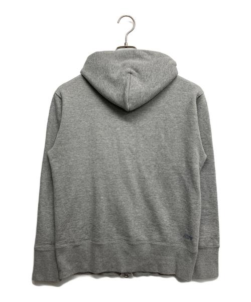 LOOPWHEELER（ループウィラー）LOOPWHEELER (ループウィラー) ジップパーカー グレー サイズ:Mの古着・服飾アイテム