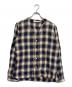 nonnative（ノンネイティブ）の古着「オンブレチェックノーカラーシャツ」｜グレー