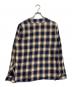 nonnative (ノンネイティブ) オンブレチェックノーカラーシャツ グレー サイズ:2：8000円