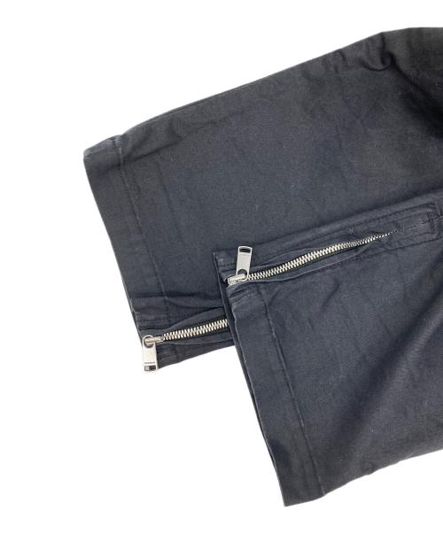 nonnative（ノンネイティブ）nonnative (ノンネイティブ) HANDYMAN TROUSERS RELAX FIT C/P SERGE STRETCH ブラック サイズ:2の古着・服飾アイテム