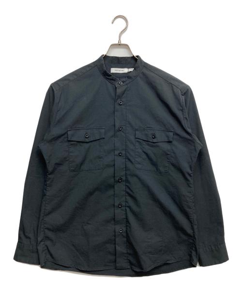 nonnative（ノンネイティブ）nonnative (ノンネイティブ) RANCHER STAND COLLAR SHIRT C/P RIPSTOP STRETCH ブラック サイズ:2の古着・服飾アイテム