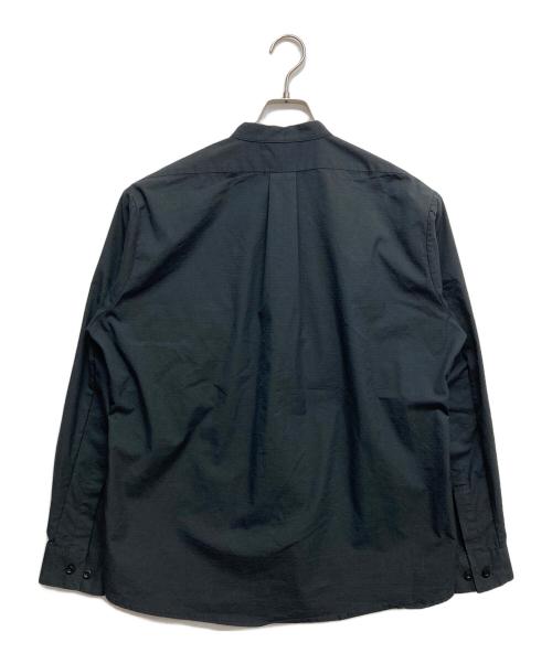 nonnative（ノンネイティブ）nonnative (ノンネイティブ) RANCHER STAND COLLAR SHIRT C/P RIPSTOP STRETCH ブラック サイズ:2の古着・服飾アイテム