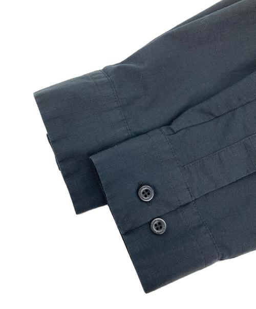 nonnative（ノンネイティブ）nonnative (ノンネイティブ) RANCHER STAND COLLAR SHIRT C/P RIPSTOP STRETCH ブラック サイズ:2の古着・服飾アイテム