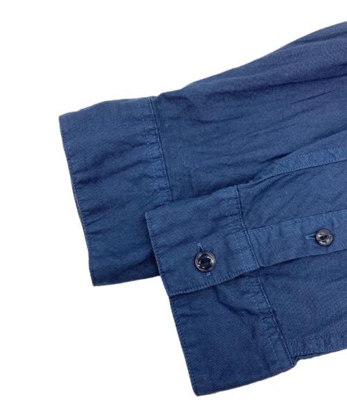 nonnative（ノンネイティブ）nonnative (ノンネイティブ) TRUCKER L/S SHIRT COTTON OXFORD OVERDYED ブルー サイズ:1の古着・服飾アイテム