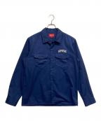 SUPREMEシュプリーム）の古着「KILL WORK SHIRT」｜ネイビー