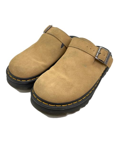 Dr.Martens（ドクターマーチン）Dr.Martens (ドクターマーチン) ZEBZAGミュールスリングバックシューズ ブラウン サイズ:41の古着・服飾アイテム