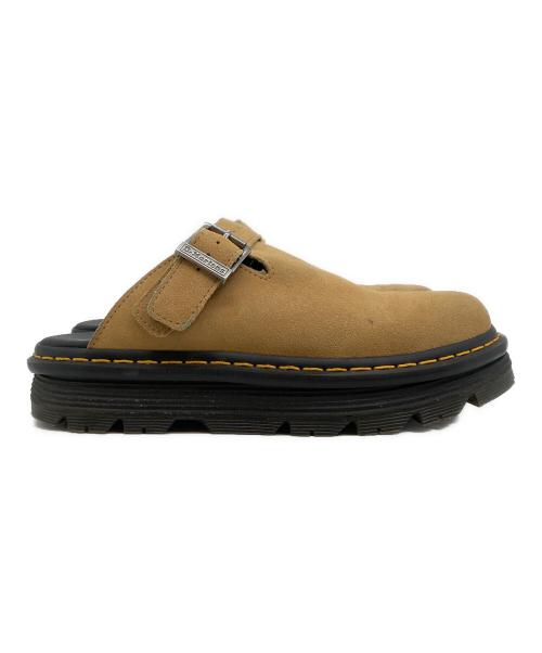 Dr.Martens（ドクターマーチン）Dr.Martens (ドクターマーチン) ZEBZAGミュールスリングバックシューズ ブラウン サイズ:41の古着・服飾アイテム