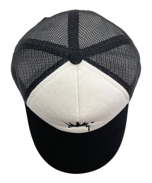 stussy（ステューシー）stussy (ステューシー) Crown Stock Trucker Cap ブラックの古着・服飾アイテム