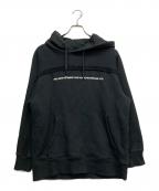 PAUL SMITHポールスミス）の古着「バッグプリントパーカー」｜ブラック