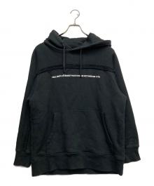 PAUL SMITH（ポールスミス）の古着「バッグプリントパーカー」｜ブラック