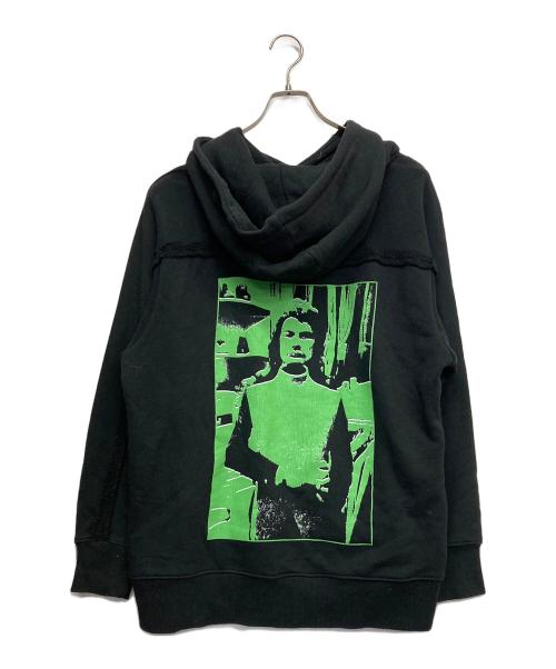 PAUL SMITH（ポールスミス）Paul Smith (ポールスミス) バッグプリントパーカー ブラック サイズ:Lの古着・服飾アイテム