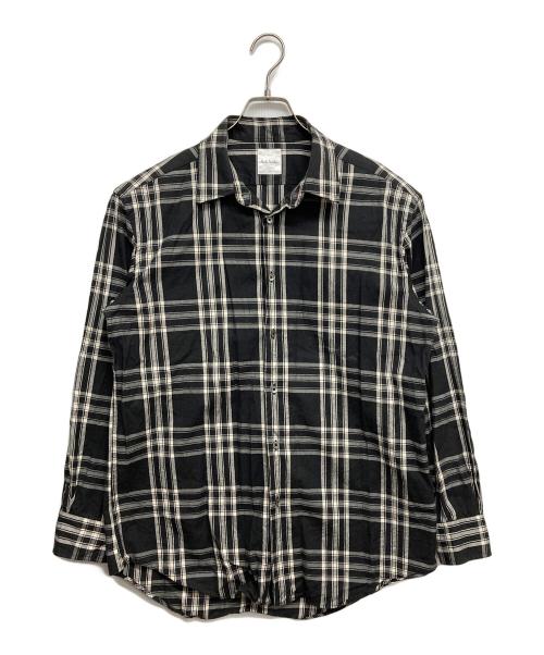 PAUL SMITH（ポールスミス）Paul Smith (ポールスミス) チェックシャツ ブラック サイズ:Lの古着・服飾アイテム