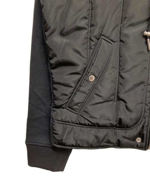 DIESEL（ディーゼル）DIESEL (ディーゼル) 切替フーデッドジャケット ブラック サイズ:Lの古着・服飾アイテム