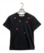 COMME des GARCONSコムデギャルソン）の古着「Random Small Red Emblem Top」｜ブラック