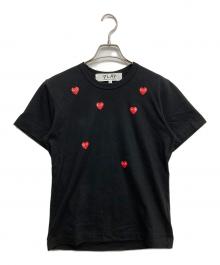 COMME des GARCONS（コムデギャルソン）の古着「Random Small Red Emblem Top」｜ブラック