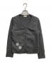 BALENCIAGA（バレンシアガ）の古着「フラワーワッペンカーディガン」｜グレー