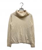 BLUE LABEL CRESTBRIDGEブルーレーベルクレストブリッジ）の古着「タートルネックニット」｜ホワイト