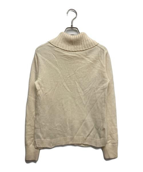 BLUE LABEL CRESTBRIDGE（ブルーレーベルクレストブリッジ）BLUE LABEL CRESTBRIDGE (ブルーレーベルクレストブリッジ) タートルネックニット ホワイト サイズ:38の古着・服飾アイテム