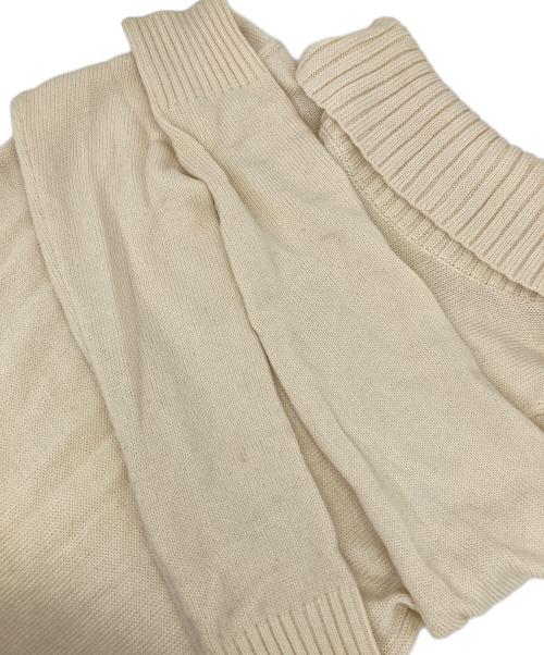 BLUE LABEL CRESTBRIDGE（ブルーレーベルクレストブリッジ）BLUE LABEL CRESTBRIDGE (ブルーレーベルクレストブリッジ) タートルネックニット ホワイト サイズ:38の古着・服飾アイテム