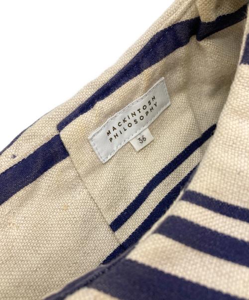 MACKINTOSH PHILOSOPHY（マッキントッシュ フィロソフィー）MACKINTOSH PHILOSOPHY (マッキントッシュ フィロソフィー) ノースリーブワンピース ベージュ サイズ:36の古着・服飾アイテム