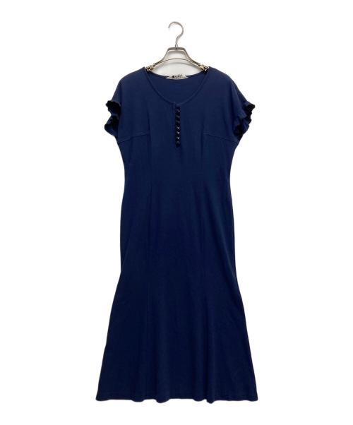 Chloe（クロエ）Chloe (クロエ) 半袖ワンピース ネイビー サイズ:Fの古着・服飾アイテム