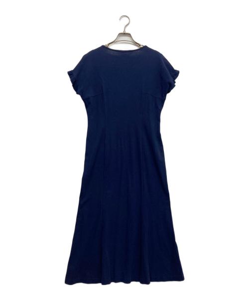 Chloe（クロエ）Chloe (クロエ) 半袖ワンピース ネイビー サイズ:Fの古着・服飾アイテム