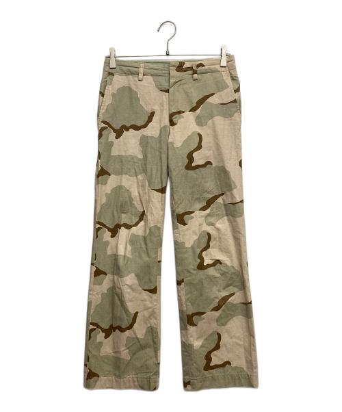 JUNYA WATANABE COMME des GARCONS（(ジュンヤワタナベ コムデギャルソン）JUNYA WATANABE COMME des GARCONS (ジュンヤワタナベ コムデギャルソン) デザートカモスラックス グリーン サイズ:SSの古着・服飾アイテム