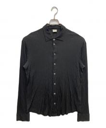 ARMANI COLLEZIONI（アルマーニ コレツィオーニ）の古着「長袖シャツ」｜ブラック