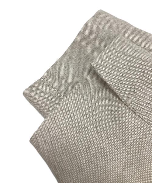 green label relaxing（グリーンレーベルリラクシング）green label relaxing (グリーンレーベルリラクシング) リネン ノーカラー コート ベージュ サイズ:36の古着・服飾アイテム