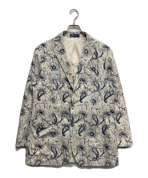 POLO RALPH LAUREN（ポロ・ラルフローレン）POLO RALPH LAUREN (ポロ・ラルフローレン) テーラードジャケット ホワイト サイズ:Lの古着・服飾アイテム