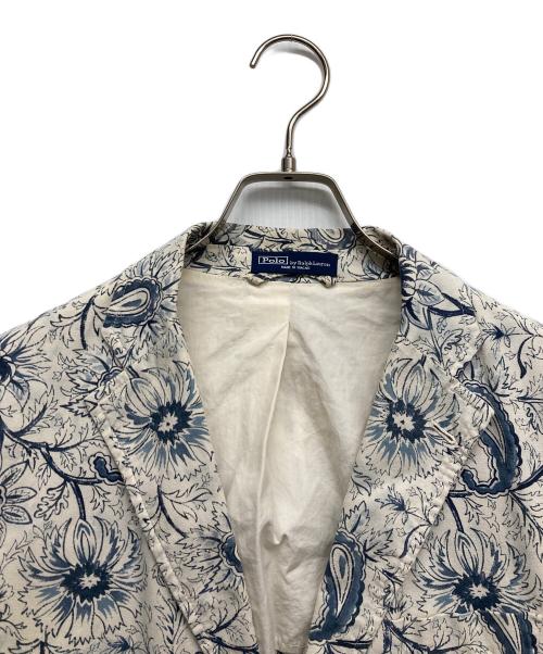 POLO RALPH LAUREN（ポロ・ラルフローレン）POLO RALPH LAUREN (ポロ・ラルフローレン) テーラードジャケット ホワイト サイズ:Lの古着・服飾アイテム