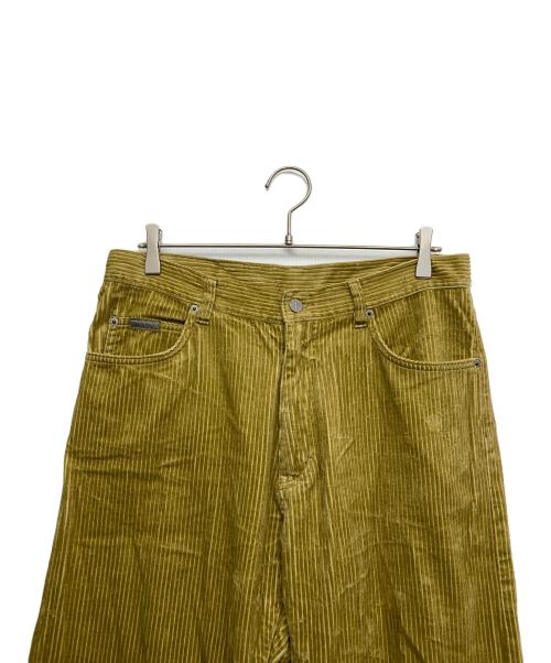 Calvin Klein Jeans（カルバンクラインジーンズ）Calvin Klein Jeans (カルバンクラインジーンズ) コーデュロイパンツ イエロー サイズ:W32の古着・服飾アイテム