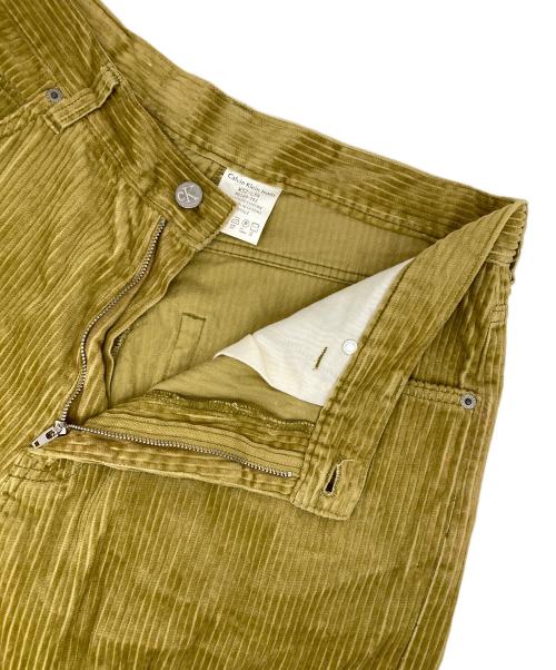 Calvin Klein Jeans（カルバンクラインジーンズ）Calvin Klein Jeans (カルバンクラインジーンズ) コーデュロイパンツ イエロー サイズ:W32の古着・服飾アイテム