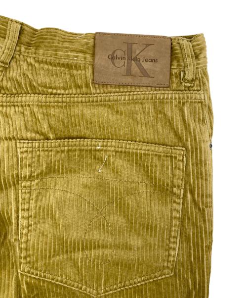 Calvin Klein Jeans（カルバンクラインジーンズ）Calvin Klein Jeans (カルバンクラインジーンズ) コーデュロイパンツ イエロー サイズ:W32の古着・服飾アイテム