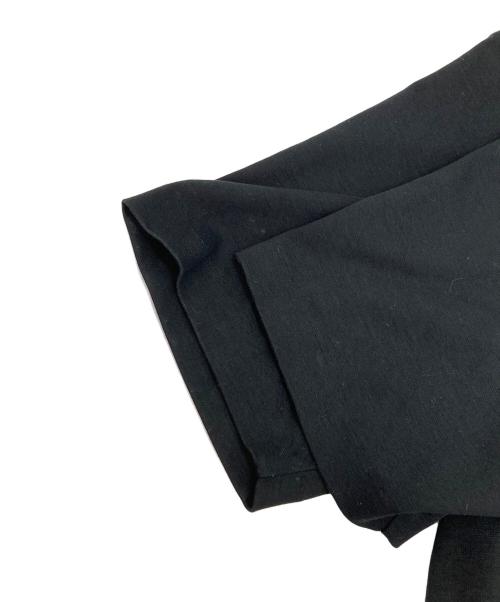 BALLSEY（ボールジィ）BALLSEY (ボールジィ) ジャージコンビ ペプラムプルオーバー ブラック サイズ:36の古着・服飾アイテム