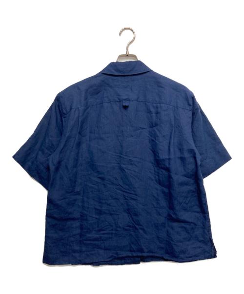 MARGARET HOWELL（マーガレットハウエル）MARGARET HOWELL (マーガレットハウエル) リネンシャツ ネイビー サイズ:1の古着・服飾アイテム