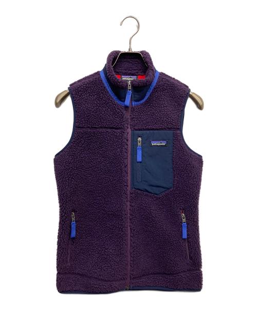 Patagonia（パタゴニア）Patagonia (パタゴニア) フリースベスト パープル サイズ:XSの古着・服飾アイテム