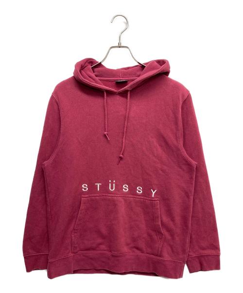 stussy（ステューシー）stussy (ステューシー) Klassischer Hoodie レッド サイズ:Sの古着・服飾アイテム