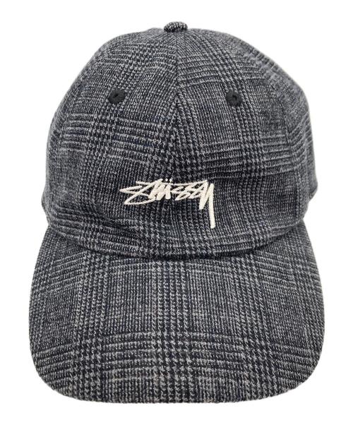 stussy（ステューシー）stussy (ステューシー) Wool Check Big Stock Low Pro ブラック サイズ:無しの古着・服飾アイテム